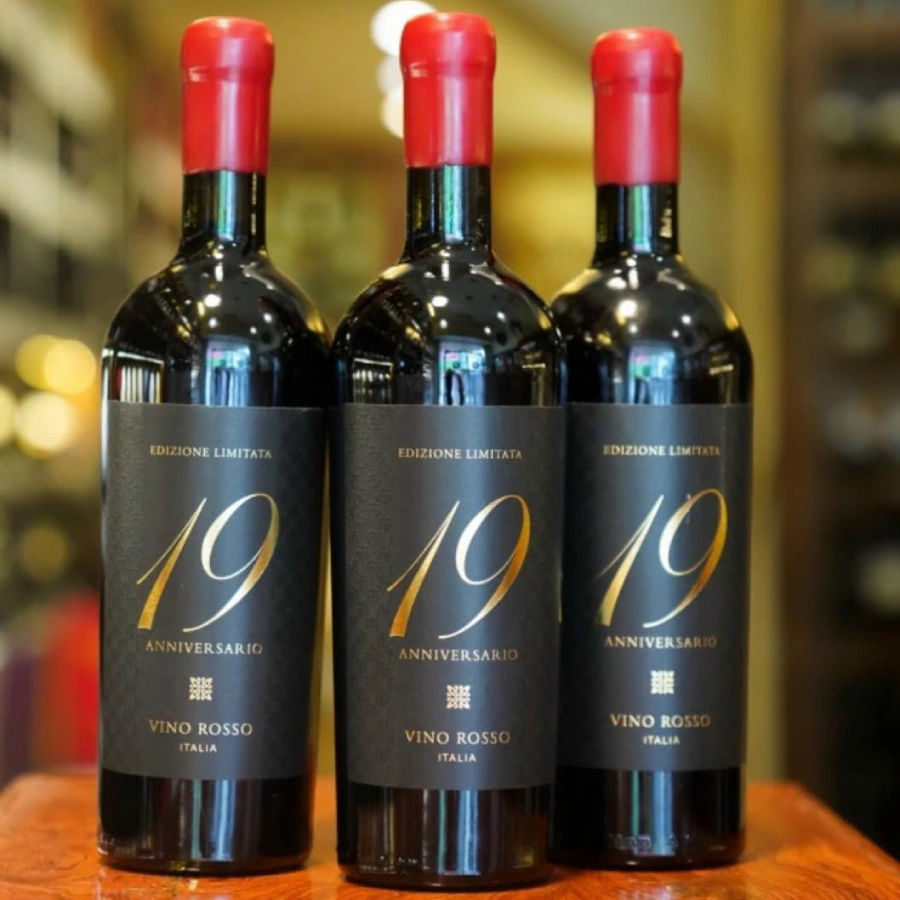 Rượu Vang Ý 19 Anniversario Vino Rosso 19 độ