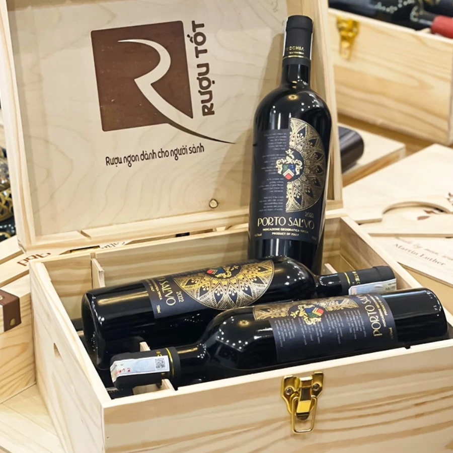 Rượu Vang Ý Porto Sal'vo 14,5 độ