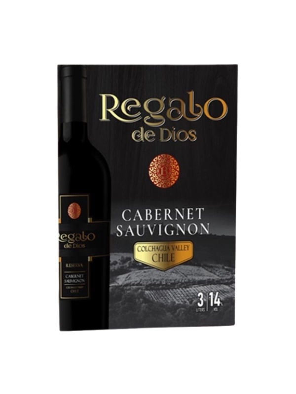 Vang bịch Chile Regalo de Dios Cabernet Sauvignon 3L 14 Độ