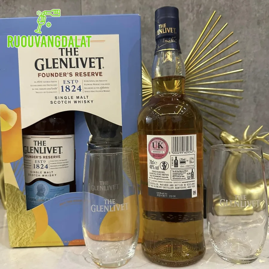 Cách thưởng thức rượu Glenlivet 1824 đúng điệu