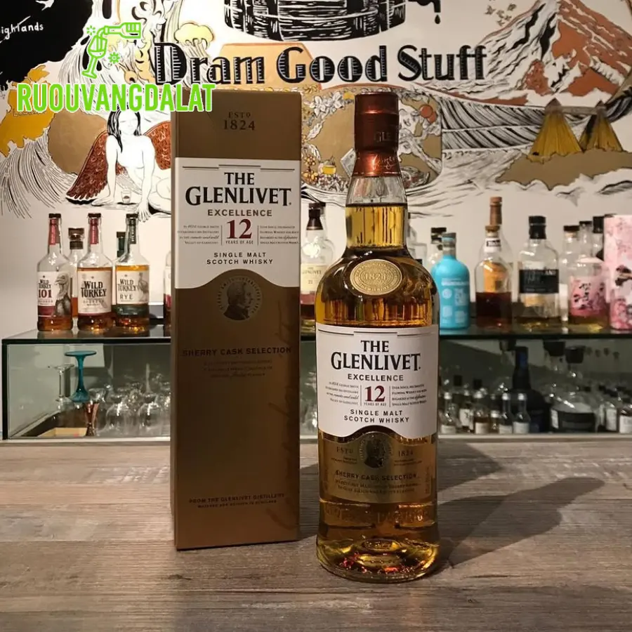 Công thức pha cocktail với rượu Glenlivet 12 Excellence