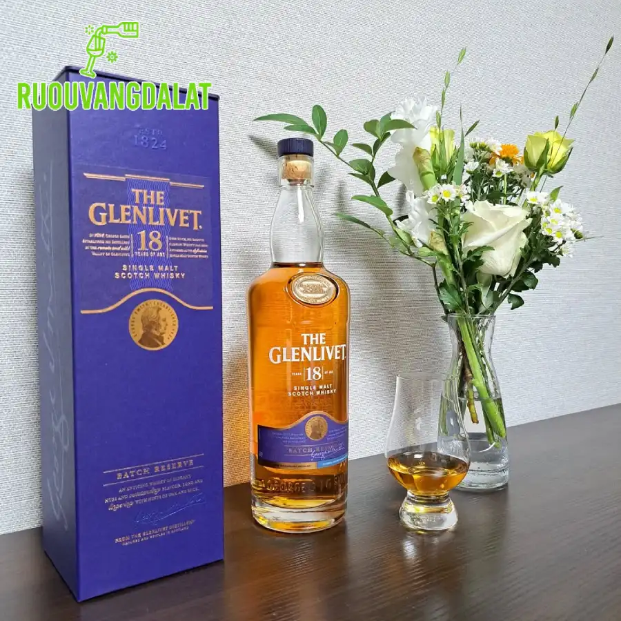 Hương vị tinh tế của rượu The Glenlivet 18