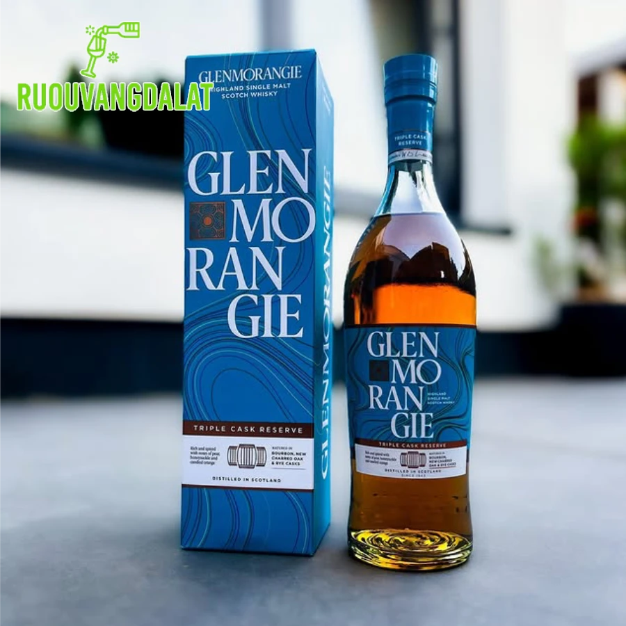 Hương vị hấp dẫn của rượu Glenmorangie Triple Cask Reserve 70cl
