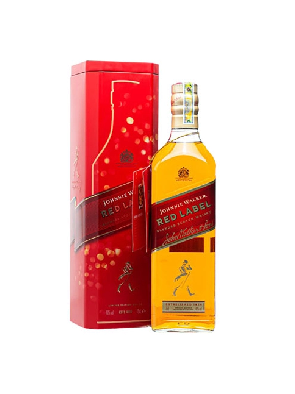 Rượu Red Label Hộp Thiếc