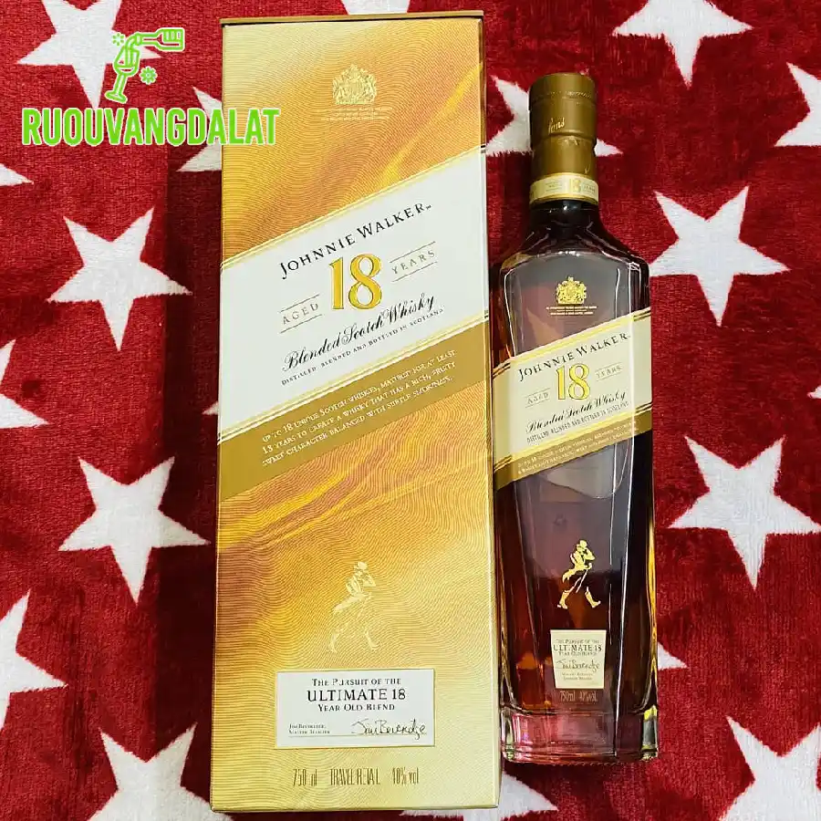 Giới thiệu về rượu Johnnie Walker Aged 18 Years