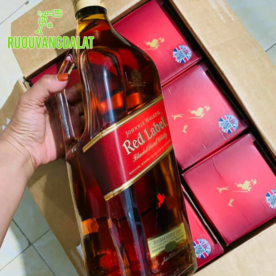 Hương vị rượu Johnnie Walker Red Label 4 5L